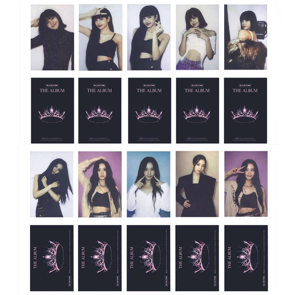 Set 5 Tấm Ảnh Lomo Card JENNIE JISOO Nhóm Nhạc Blackpink YM