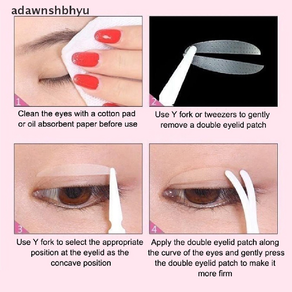 Bộ 96 Miếng Dán Kích Mí Vô Hình Adwnshbhyu