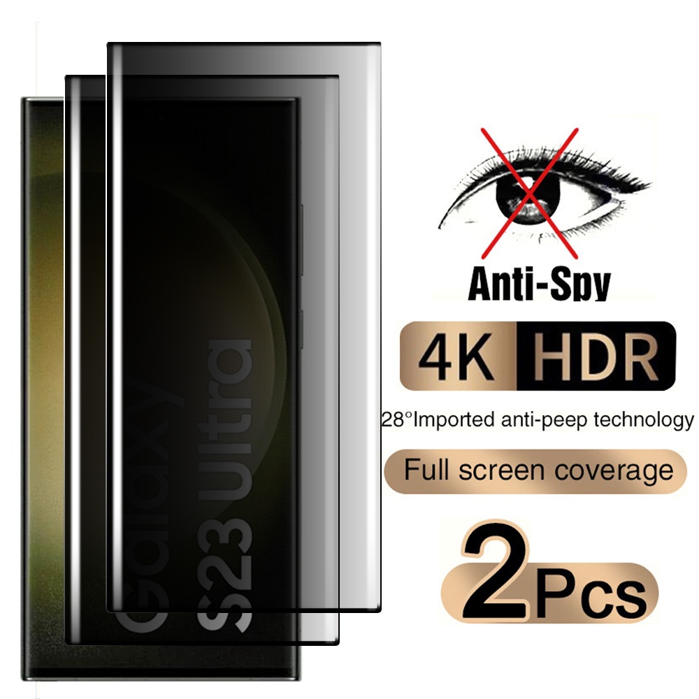 SAMSUNG Kính Cường Lực Bảo Vệ Màn Hình Chống Nhìn Trộm Samung S 23 Ultra Plus S23 + S23Ultra 5G
