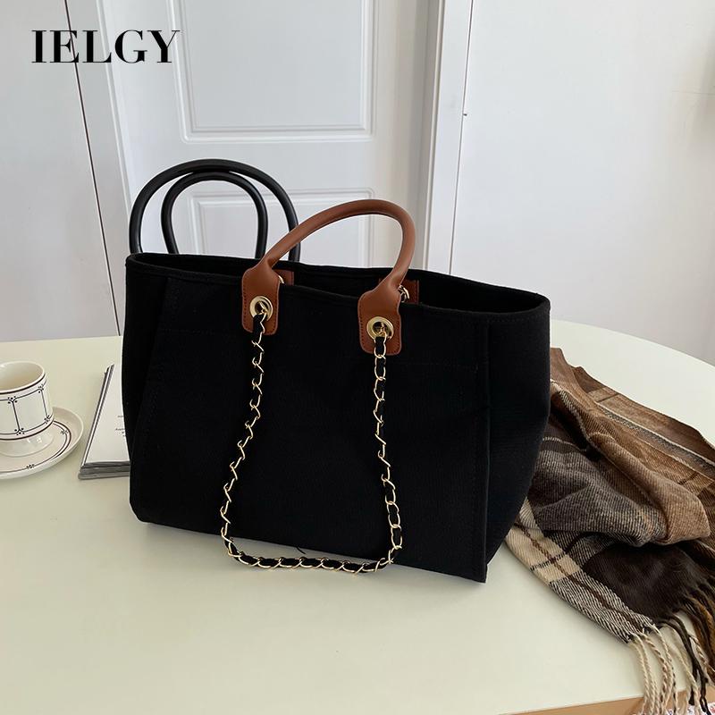 Túi Xách canvas Sức Chứa Lớn Phong Cách Hàn Quốc Đơn Giản Cho Nữ