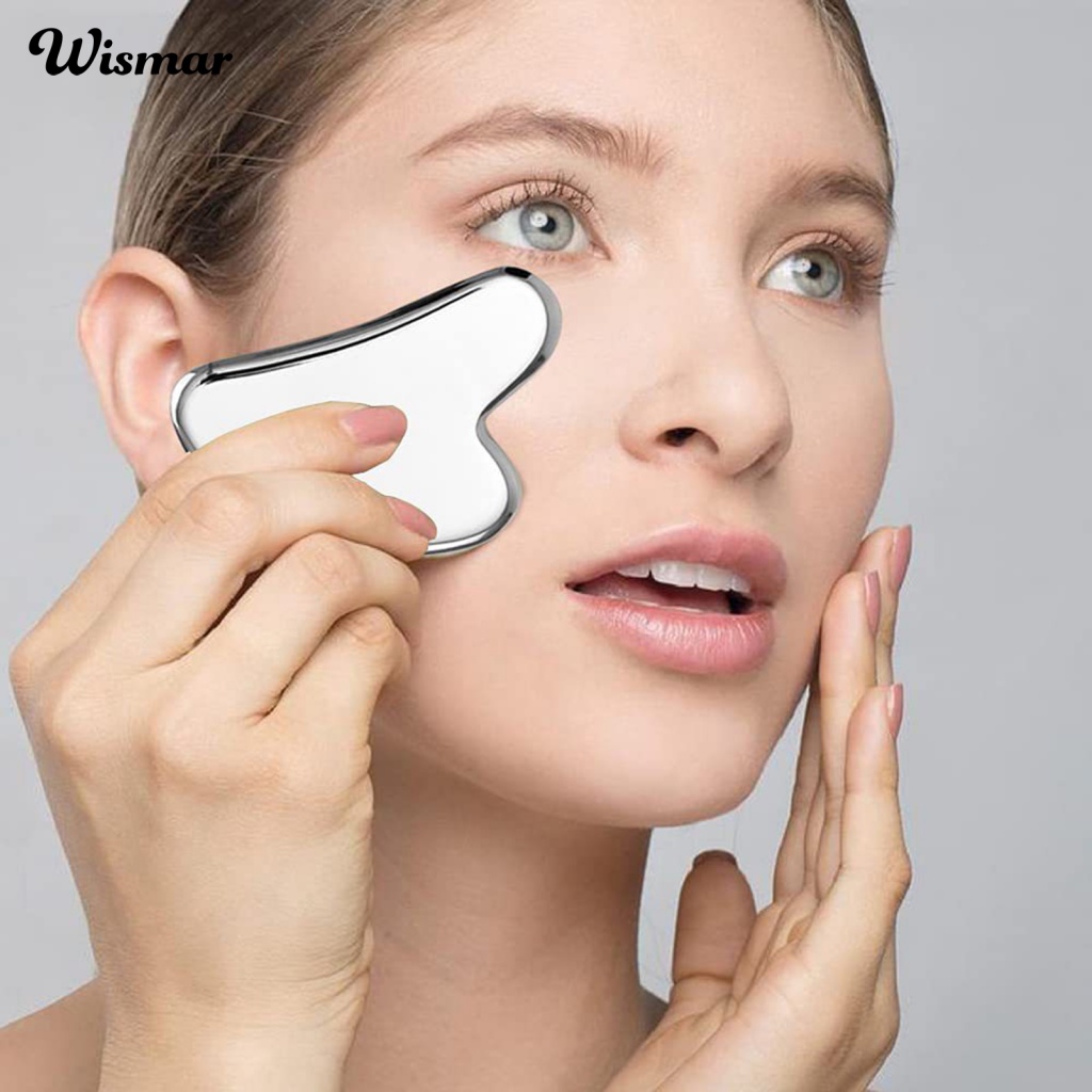 Dụng Cụ Mát Xa Guasha Hình Trái Tim Bằng Thép Không Gỉ Thân Thiện Với Làn Da