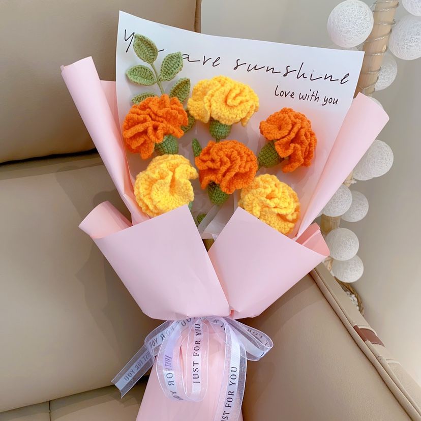 Bó Hoa Cẩm Chướng Thủ Công Diy (Video Tutorial)#Bộ Dụng Cụ Đan Móc Len Thủ Công Chất Lượng Cao#Quà Tặng Ngày Nhà Giáo Thiết Kế Dễ Thương