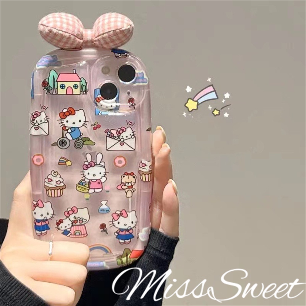 Samsung A04s A13 A03 A23 A33 A53 A73 A03s A02s M23 A12 A22 A52 A52s A32 A51 A71 A50 A50s A21s A30s A31 S22 Ultra S20 S21FE A20s Cartoon Helllo Kitty TPU Soft Soap Phone Case