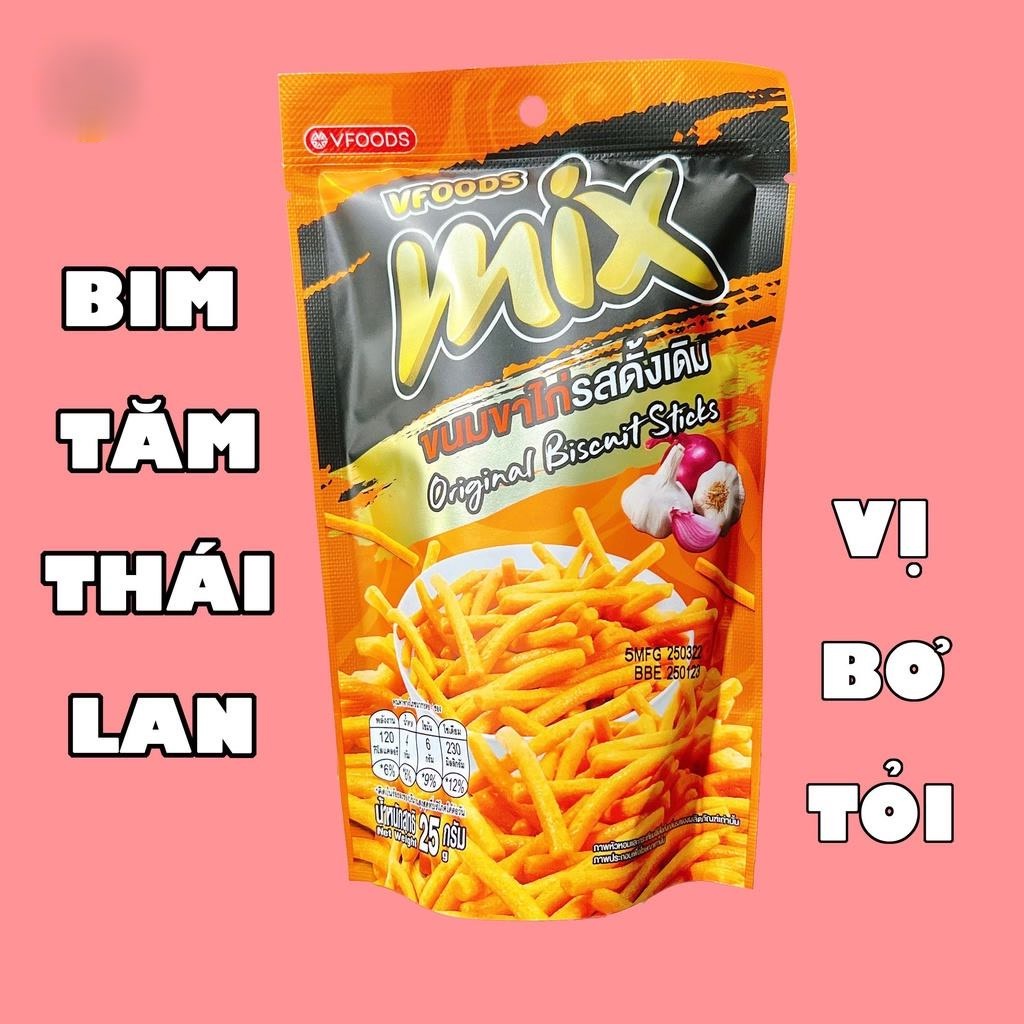 Lốc 12 Gói Bim Bim Que Tăm Thái Lan Mix 3 Vị 20g , Bim Tăm Thái Lan Rong Biển, Gà Cay, Bơ Tỏi Siêu Ngon tkad
