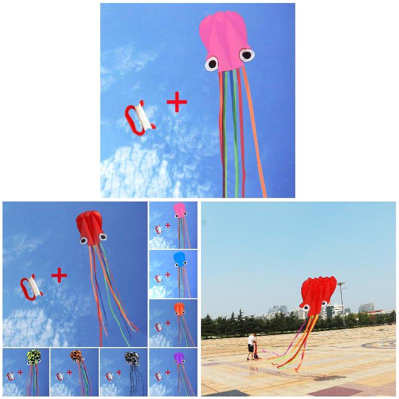 Diều Hình Bạch Tuộc Cỡ Lớn 4M Kèm 30m Dây Thả Cho Bé