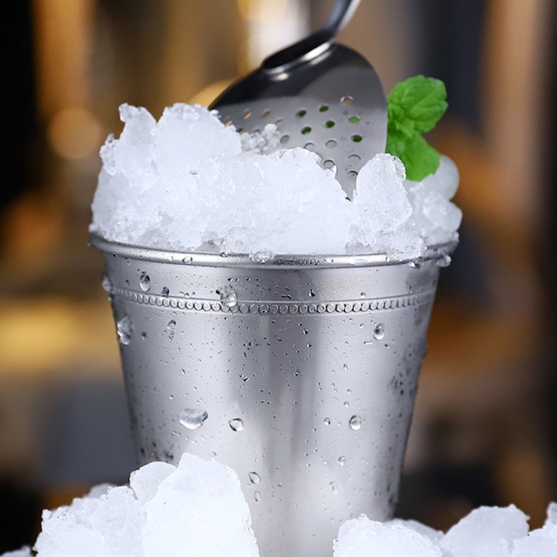 Cốc Uống Bia / Rượu Bằng Thép Không Gỉ Màu Bạc Hà Siêu Cổ Điển Dễ Sử Dụng Cho Quán Bar