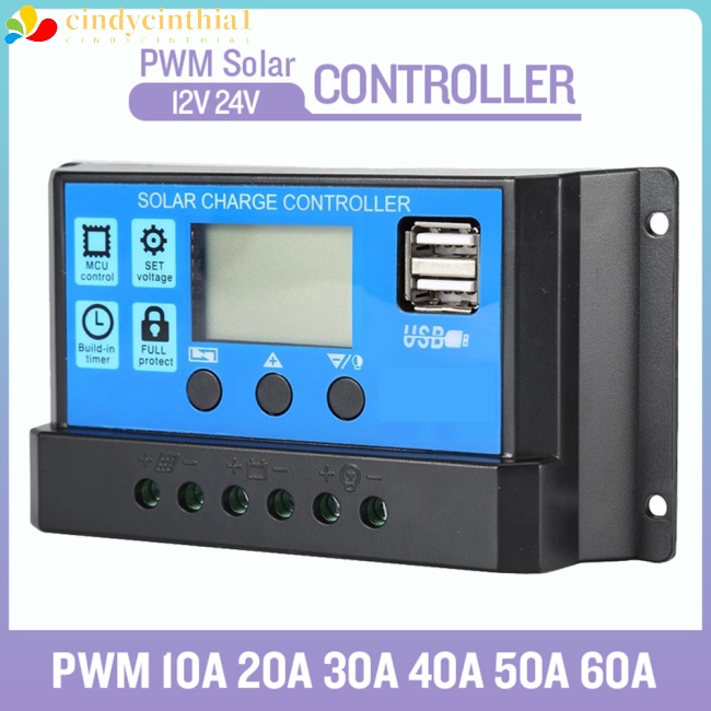 Bộ Điều Khiển Sạc Năng Lượng Mặt Trời 10a / 20a / 30a