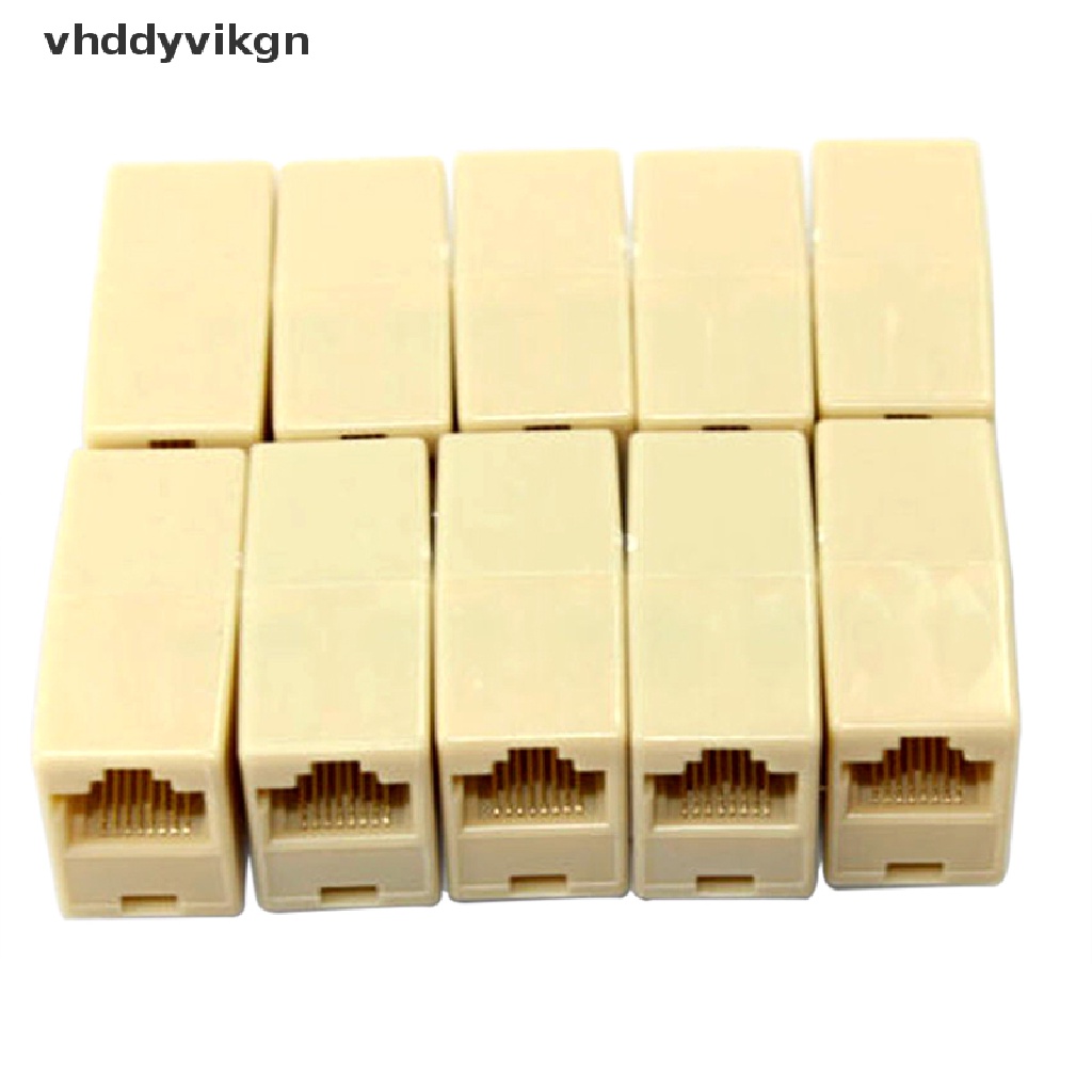 Set 10 Đầu Nối Dây Cáp Mạng Lan RJ45