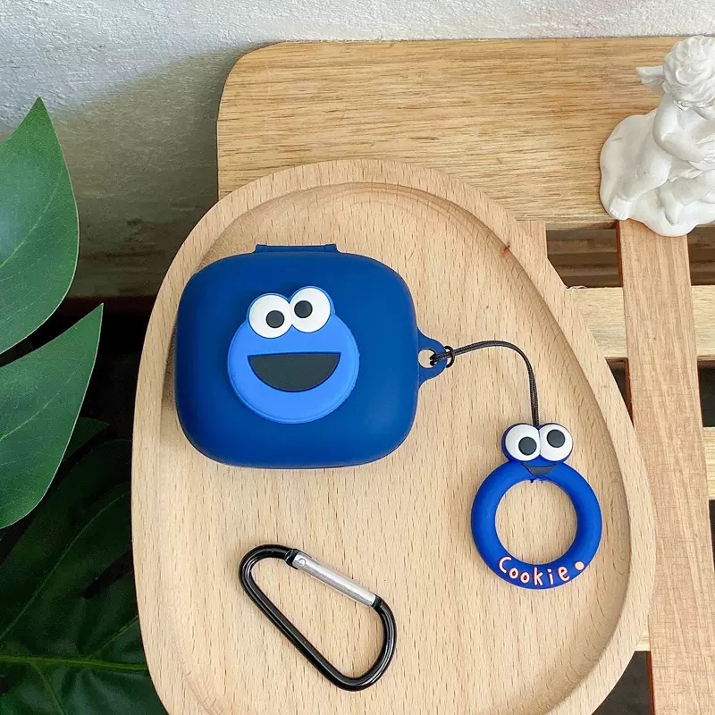 Vỏ Bảo Vệ Hộp Sạc Tai Nghe JBL Live Pro + / Pro 2 / Free 2 TWS Bằng Silicon Họa Tiết Hoạt Hình Kèm Móc Treo Tiện