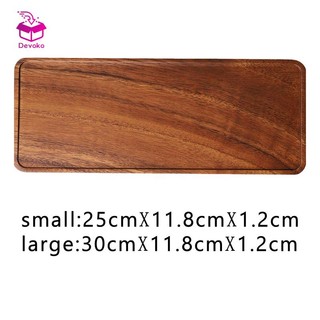 Tấm gỗ hình chữ nhật Tấm gỗ Gỗ keo Khay phục vụ nhỏ, Tấm bàn hình chữ nhật cho khách sạn Khay trang trí nhà cửa