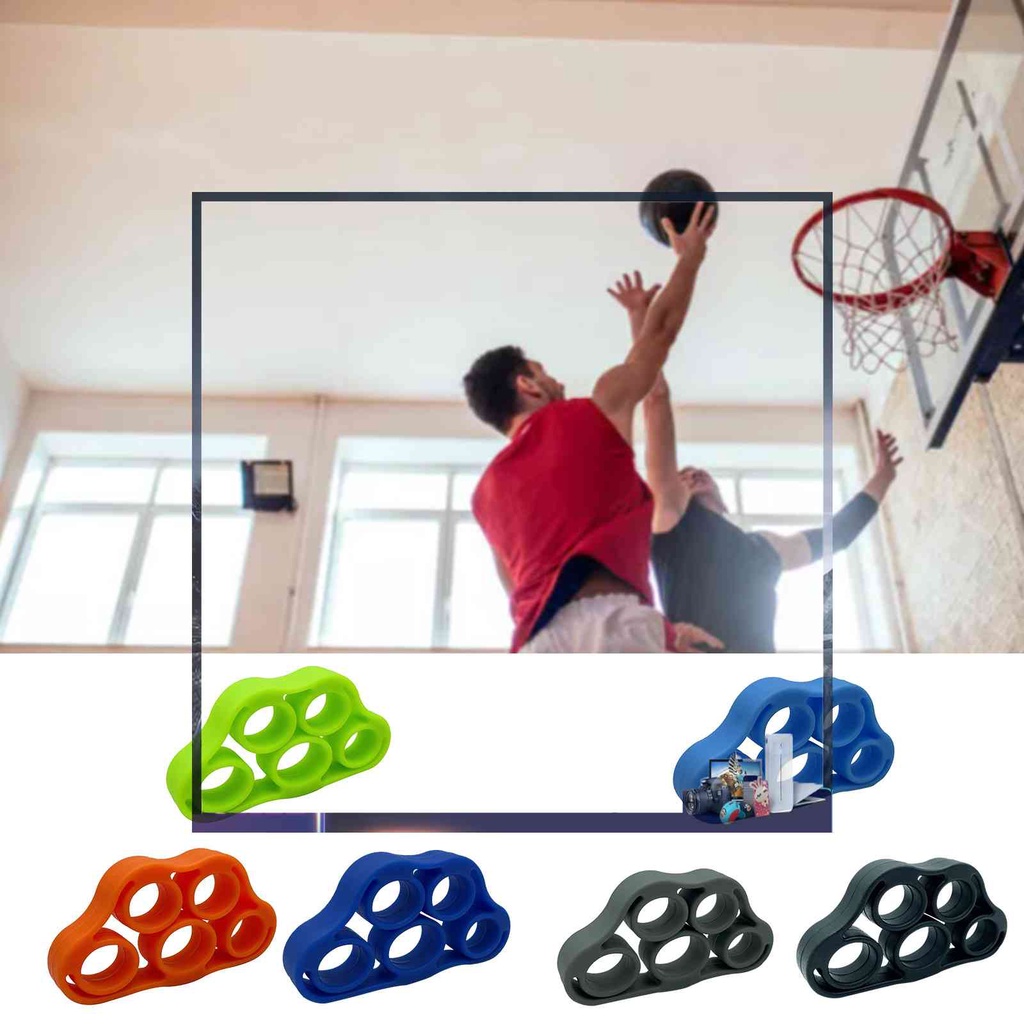 Bộ 3 Vòng Silicone Đeo Ngón Tay Tập Phục Hồi Chức Năng