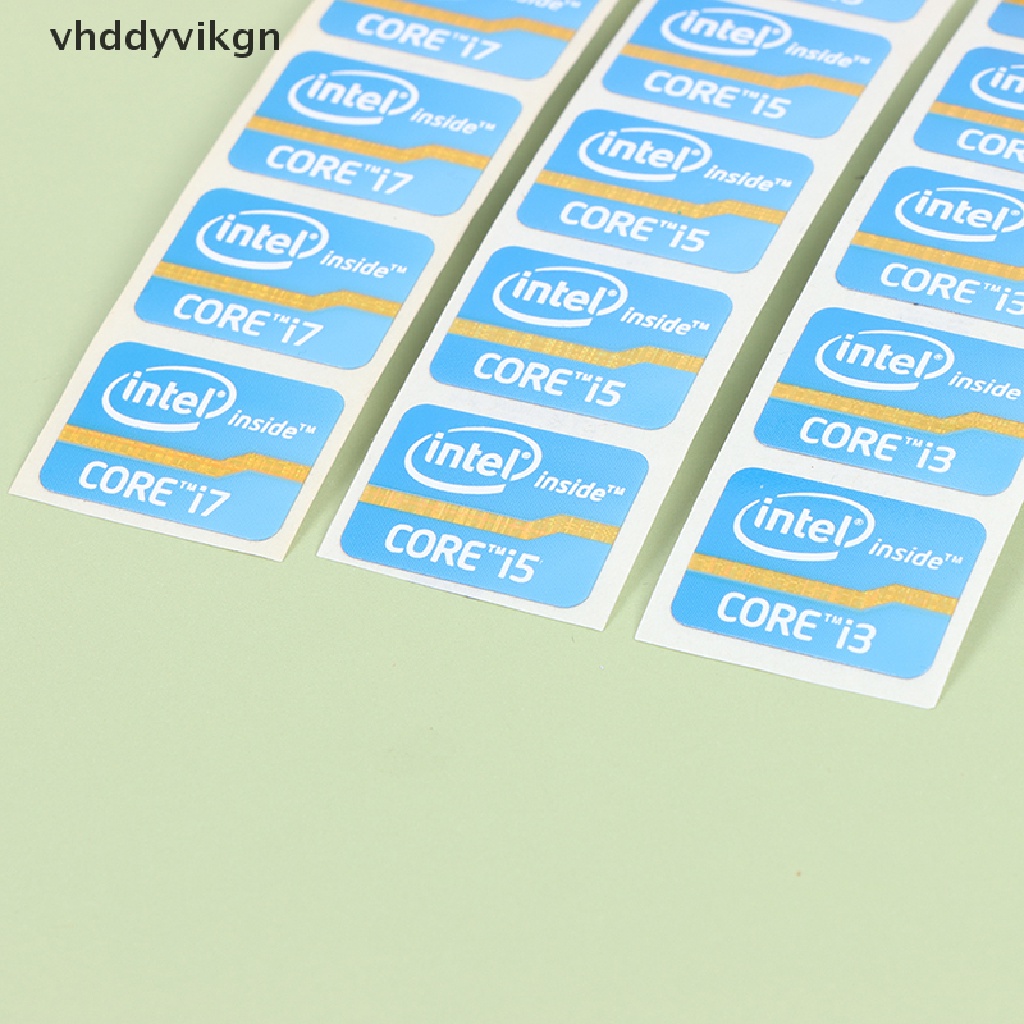 Sticker Logo VHDD Trang Trí Laptop Intel Core i3 i5 i7