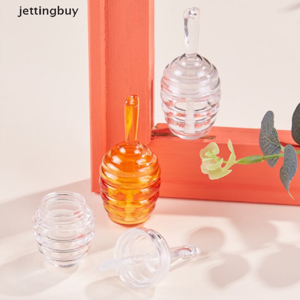 Tuýp Son Bóng 9ML Bằng Nhựa Trong Suốt Thiết Kế Tổ Ong