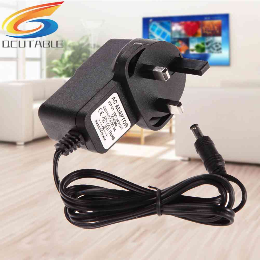 100-240V AC Adapter 5.5 X 2.5mm AC Adapter Charger To DC 5V 2A Converter Adapter