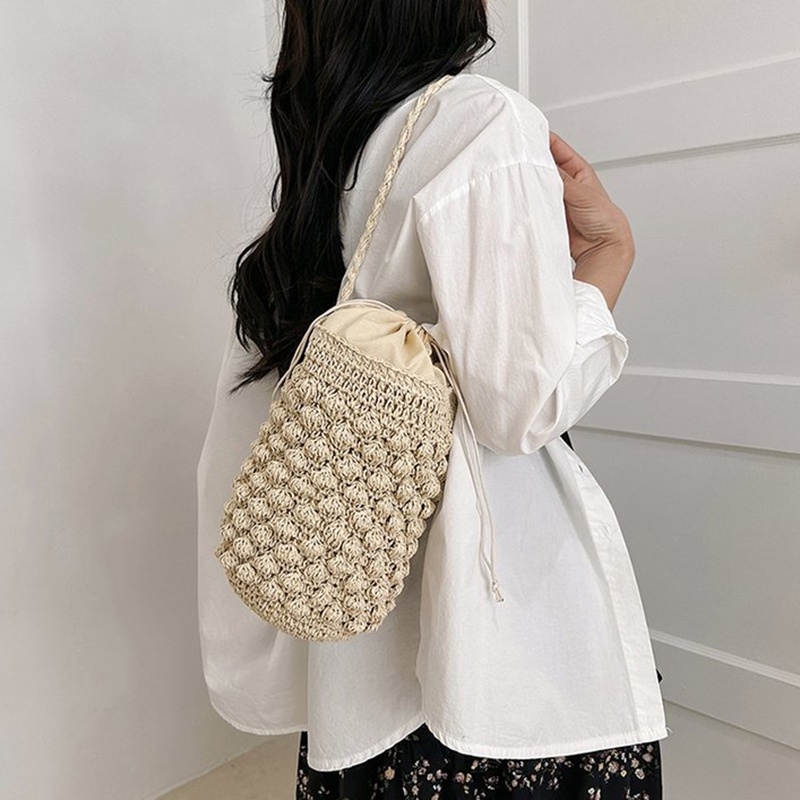 Ielgy niche Túi Rơm Thiết Kế Dễ Thương Phong Cách Nhật Bản Và Hàn Quốc Cho Nữ