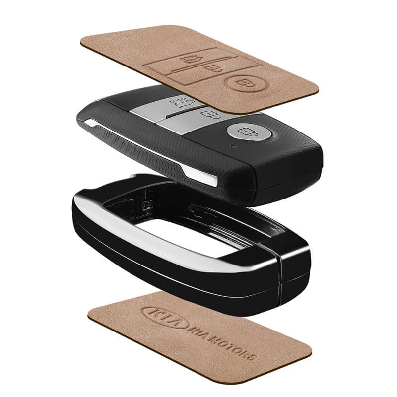 Vỏ Bọc Chìa Khóa Điều Khiển Từ Xa Bằng Hợp Kim Kẽm Cho Kia K3 K4 K5 KX3 KX5 KX7 Rio Rio5 Sportage R Forte 2018 Ceed Cerato Optima Picanto ForteSorento QL