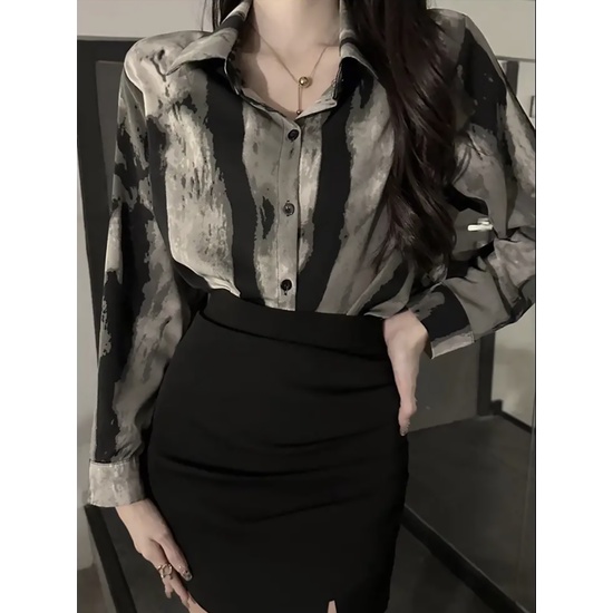 Bộ Áo Khoác Vest + Áo Thun + Chân Váy Ngắn Dáng Rộng Thời Trang Mùa Xuân   Cho Nữ