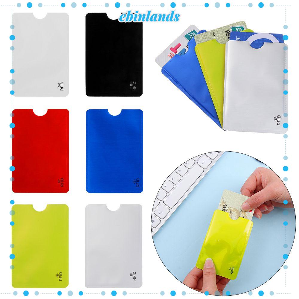 EBINLANDS 5PCS Rfid Card Holder Reader Protect Case Cover Bank Safety Anti Thief