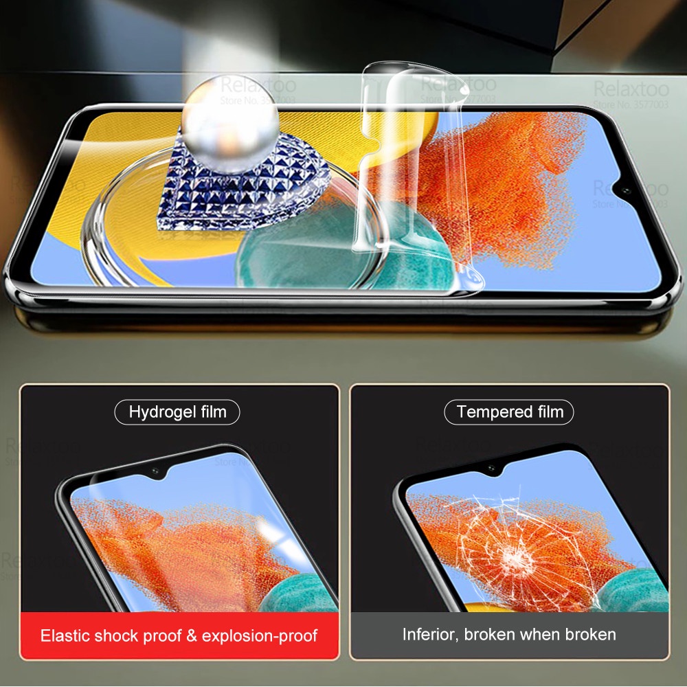 Phim Dán Hydrogel 3 Trong 1 Bảo Vệ Mặt Trước Và Sau Cho Samsung Galaxy M14 5G Sumsung M 14 14M M146B 2023 6.6 "