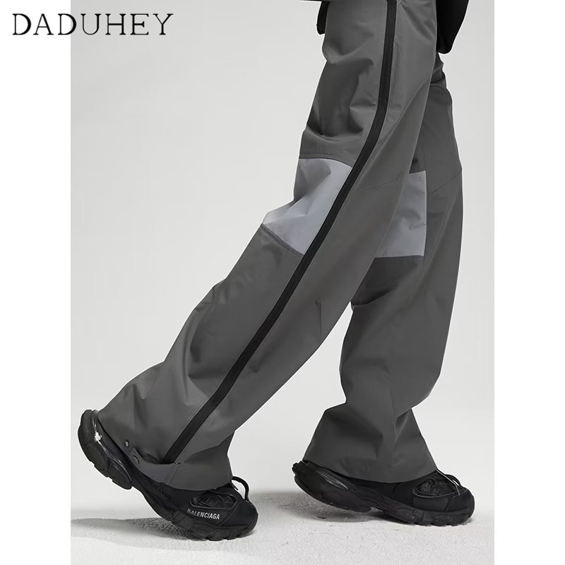 DaDuHey New American Style Retro Women's Sweatpants High Waist Loose Casual Pants Plus Size Jogging Pants