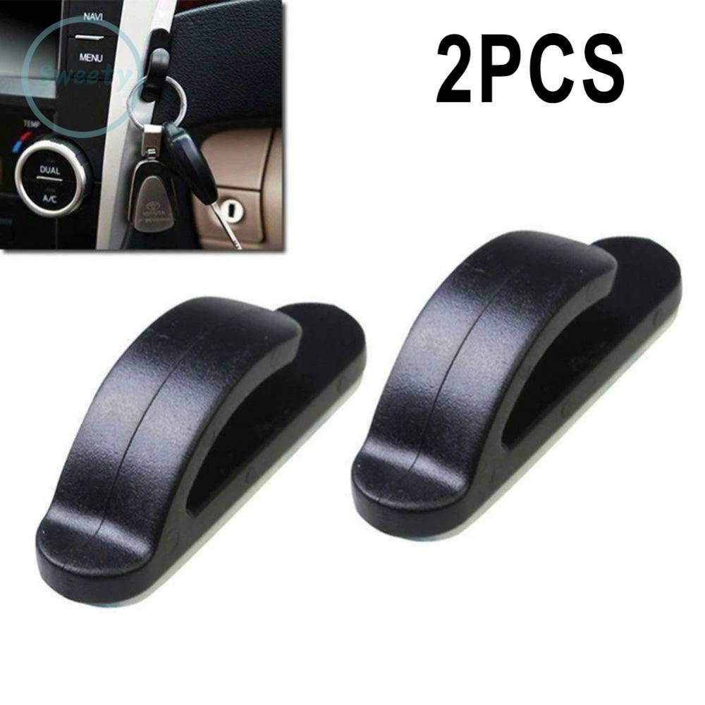 Bộ 2 Móc Treo Đồ Dán Xe Hơi, Xe Tải Màu Đen