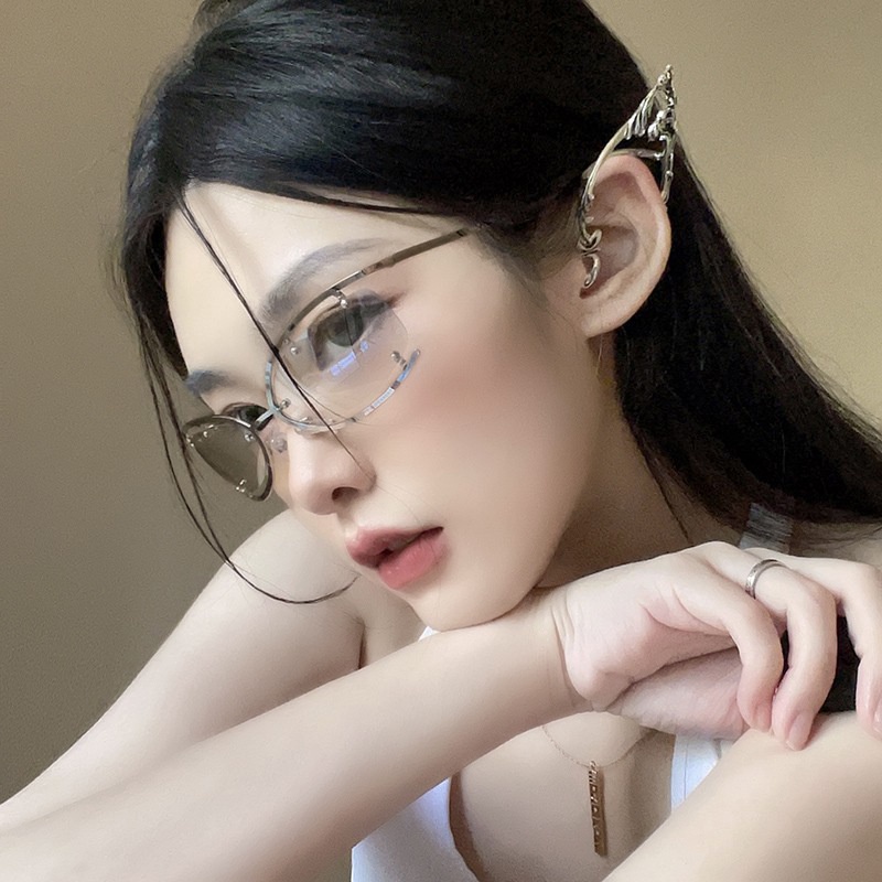 Kính Mát Thời Trang Nam Nữ Gọng Kim Loại Mới 2023 Màu Sắc