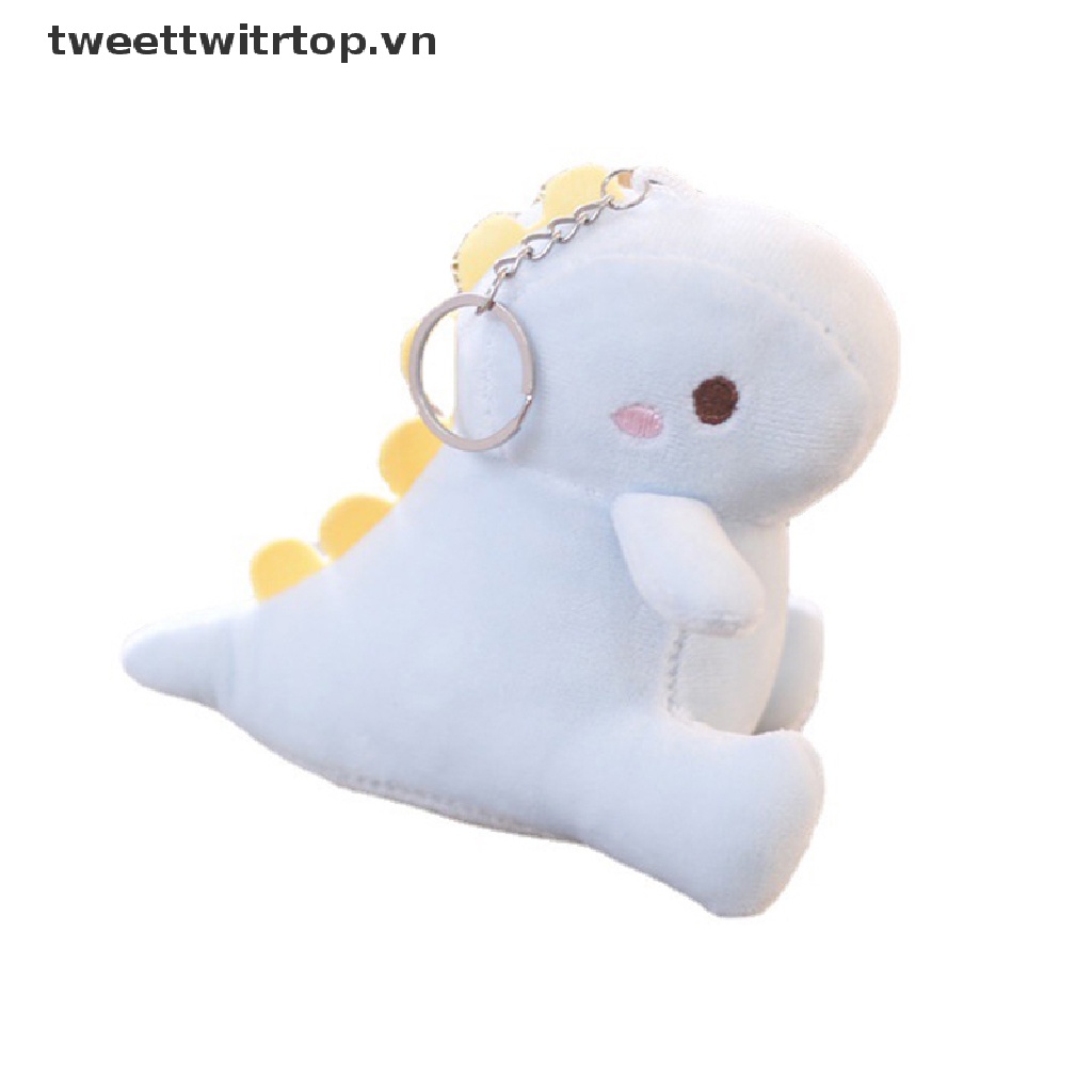 1 Móc Khóa Khủng Long Nhồi Bông Đáng Yêu 12cm