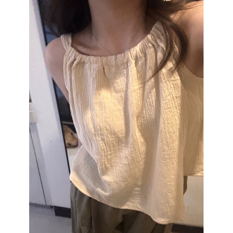 Áo Không Tay Dáng Ôm Thời Trang Mùa Hè Hàn Quốc 2023 Cho Nữ