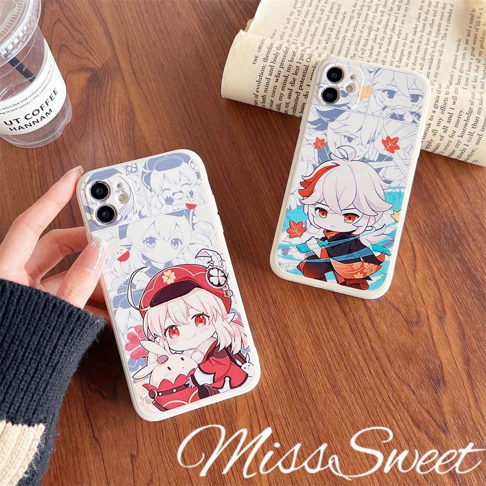 Redmi 12C 12 10C 10A 10 9A 9 9T Note 12 11 Pro+ 10s 10 9 8 7 Pro Xiaomi Poco X3 NFC X3Pro M3 Pro X3 GT Mi 11 Lite 12Pro Genshin Impact Klee Kaedehara Kazuha Phone Case