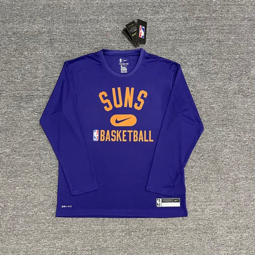 Áo Thun Bóng Rổ Lakers Warriors 2122 Tay Dài Chất Liệu Nhanh Khô