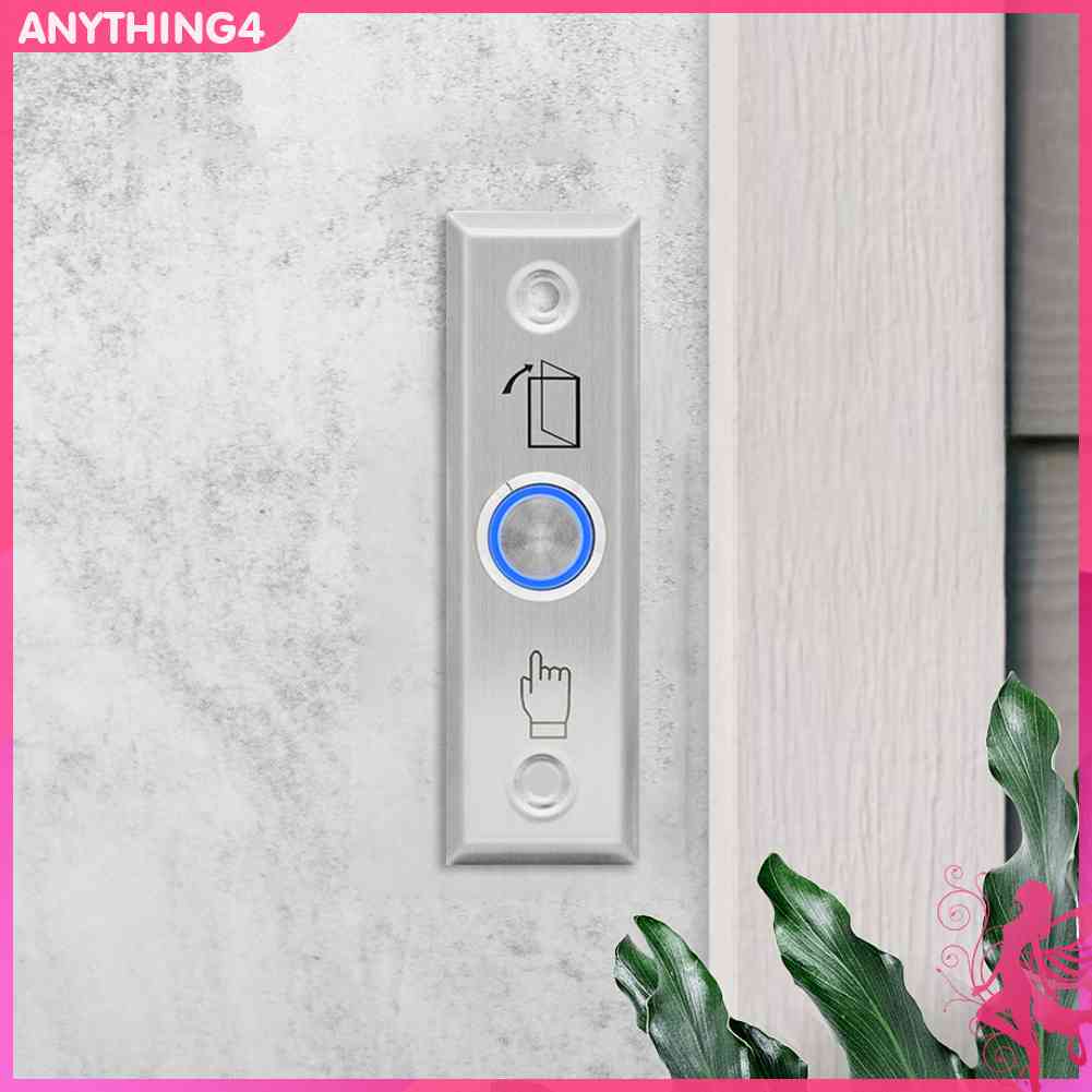 ✥Anything4✥【In Stock】 Stainless Steel Exit Button Push Switch Door Opener Release for Access Control