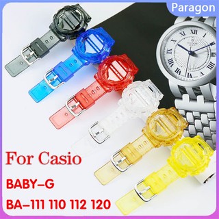 Dây Đeo Đồng Hồ Bằng Resin Trong Suốt 34A 14mm Phù Hợp Với Nam Và Nữ Cho BABY-G BA-110 111 112 120