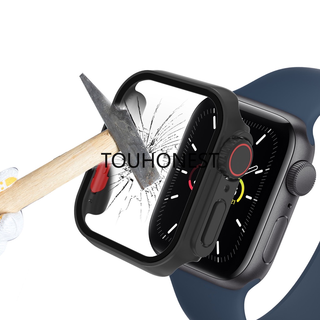 Phù Hợp Ốp Bảo Vệ Bằng PC Dành Cho Đồng Hồ Apple Watch 8 7 6 5 4 45mm 41mm 44mm 40mm