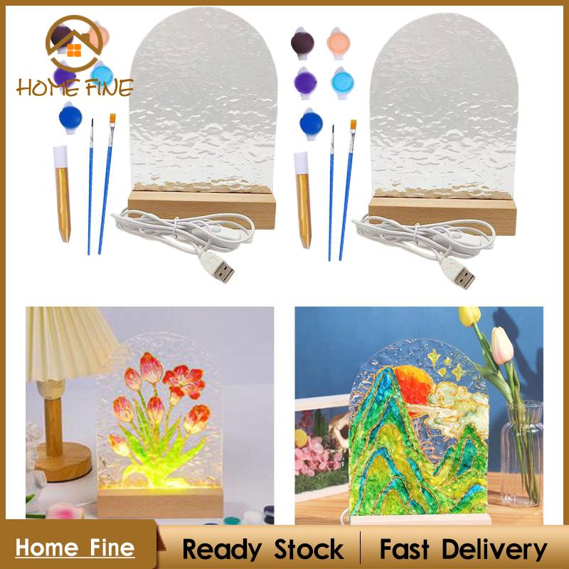 Đèn Ngủ Để Bàn Hình Giọt Nước Tự Tô Màu Trang Trí Văn Phòng / Trẻ Em