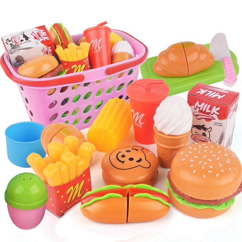 Bộ Đồ Chơi Mô Phỏng Thức Ăn Nhanh Cho Bé
