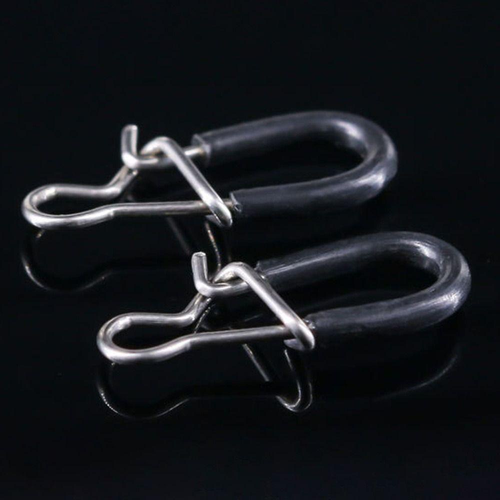 MUVAKO 50 Khoen Móc Câu Cá Bằng Thép Không Gỉ