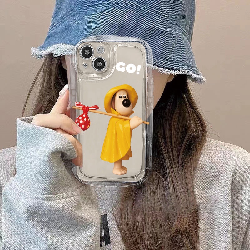 ✅Ốp Điện Thoại Mềm Trong Suốt Hình Cún Dễ Thương Cho iPhone 14promax 13 / 11 12 7 / 8plus T32L 14promax