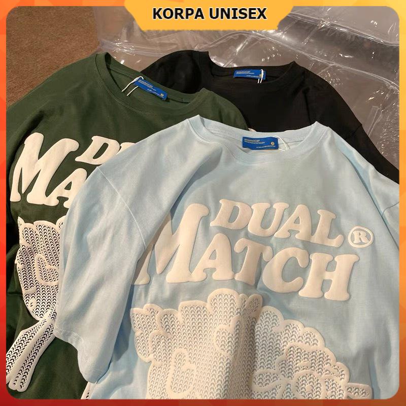 [ IN NỔI ] Áo thun tay lỡ form rộng in chú cừu DUAL MATCH a - phông ulzzang oversize unisex nam nữ