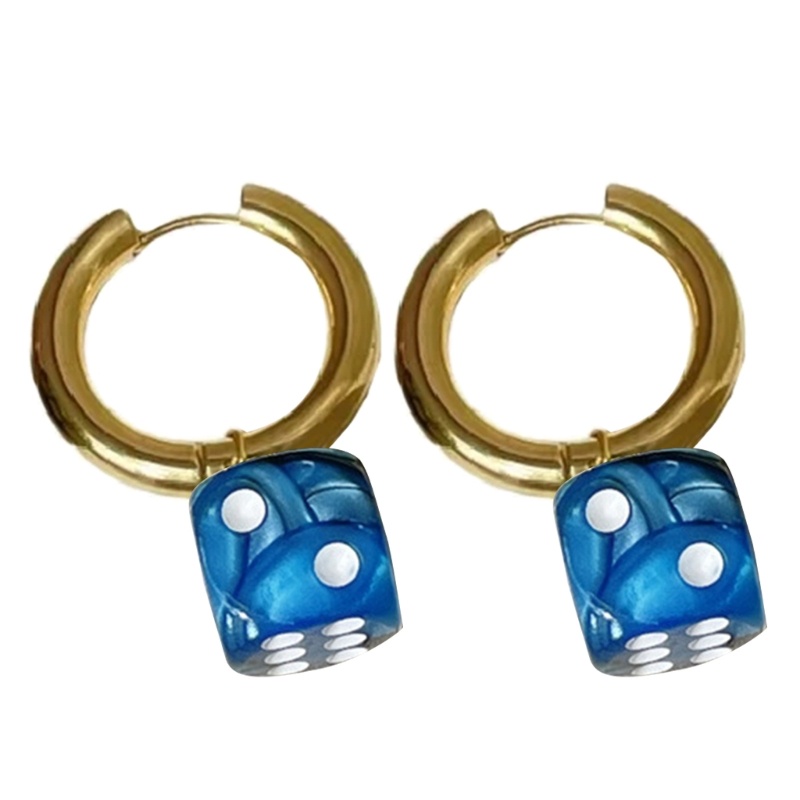 Khuyên Tai Dạng Vòng Lủng Lẳng Có Khóa Cho Nữ