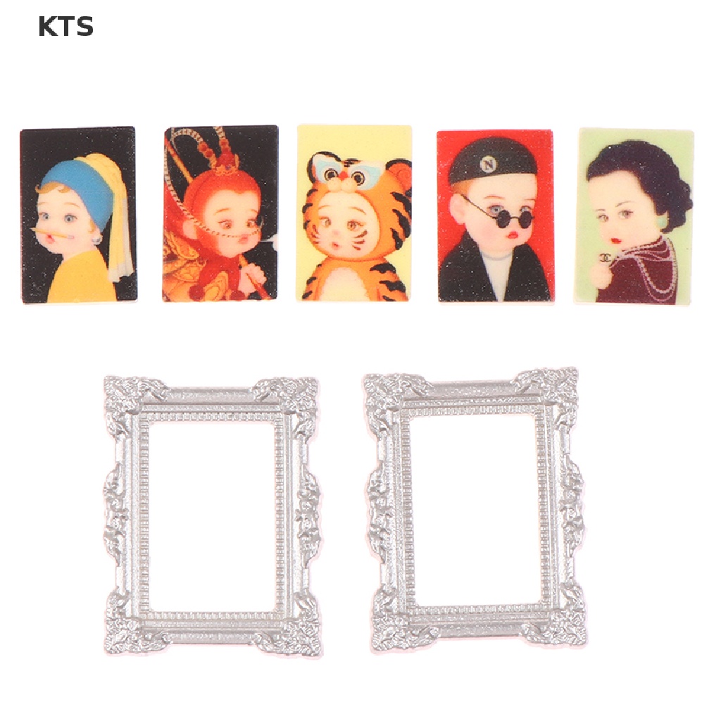 Khung Ảnh KTS 1 / 12 Trang Trí Nhà Búp Bê Phong Cách Retro