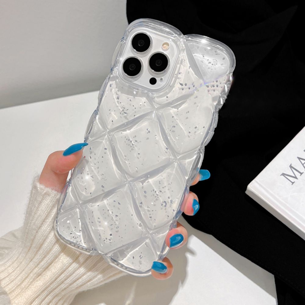 Ốp Điện Thoại TPU Mềm Chống Sốc Phối Lá Vàng Lấp Lánh Cho IPhone 11 12 13 14 Pro Max X XS Max 7 8 Plus SE