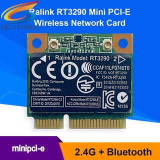 RT3290 150M 2.4GHz Bluetooth-compatible 3.0 Half Mini PCI-E WiFi Adapter Network Card