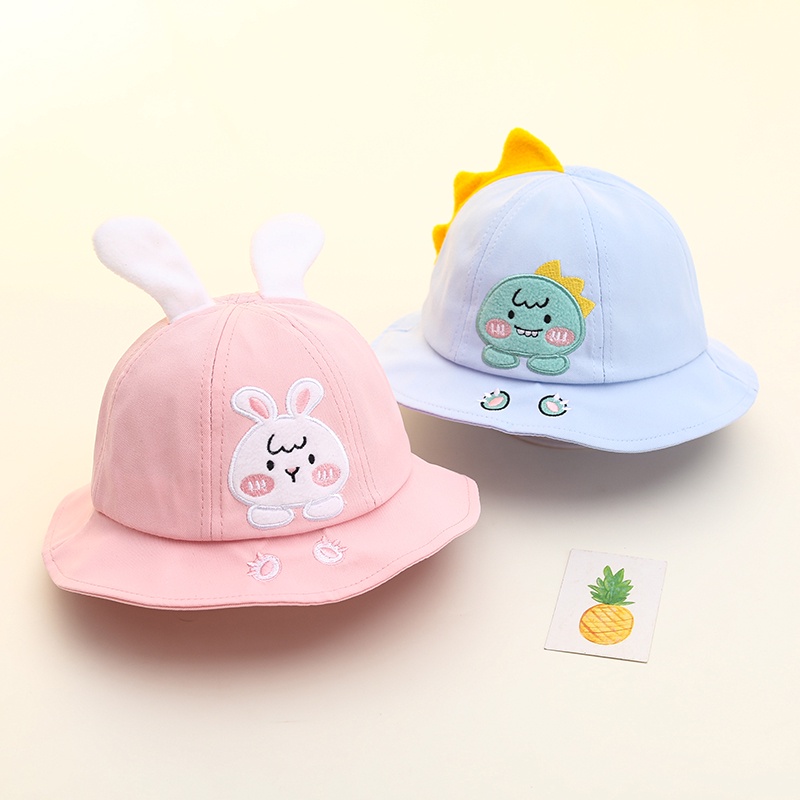 Mũ Bucket Chống Nắng Hoạ Tiết Động Vật Dễ Thương Xinh Xắn Dành Cho Bé