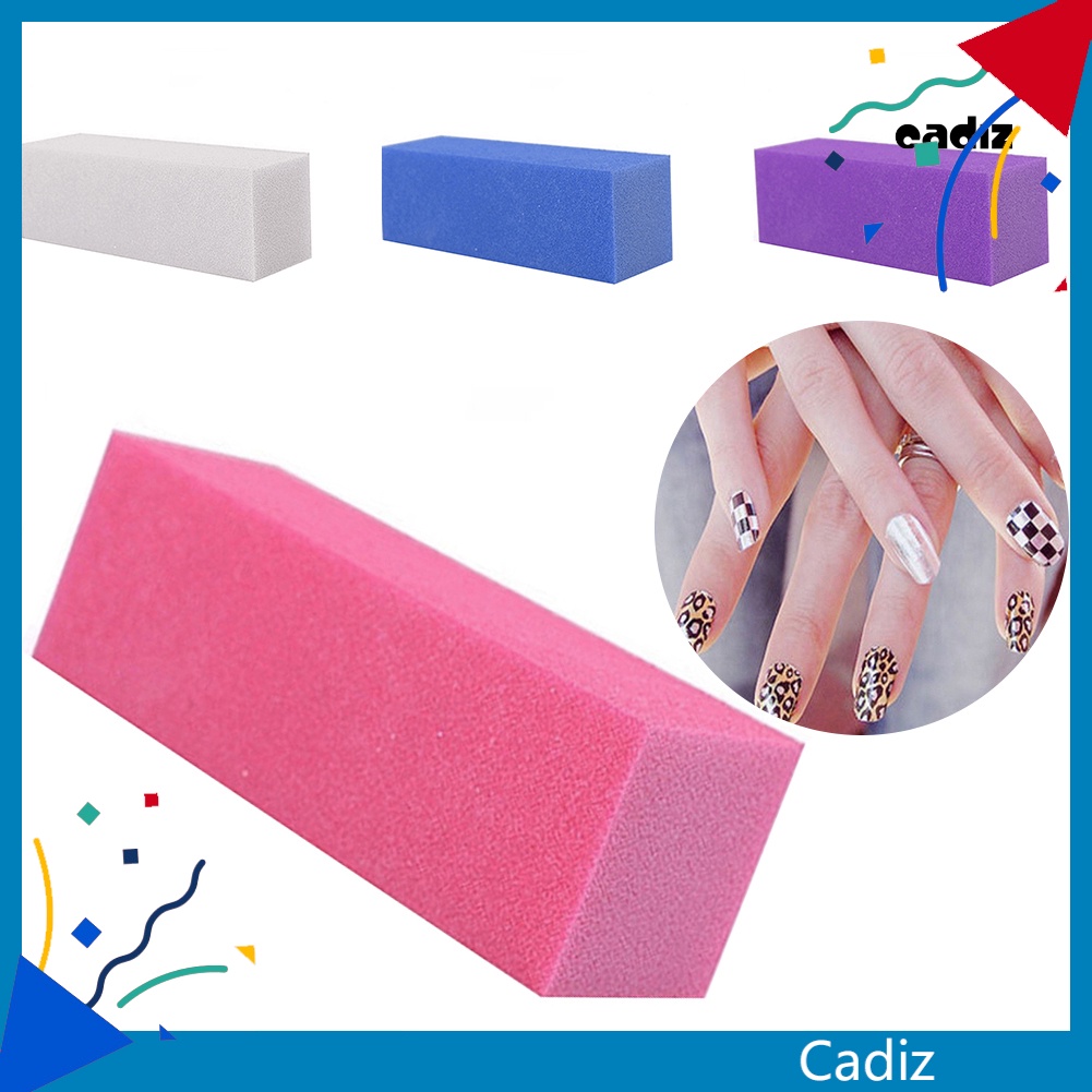 Bộ 10 Miếng Xốp Nhám Đánh Bóng Móng Tay Tiện Lợi Dành Cho Nữ