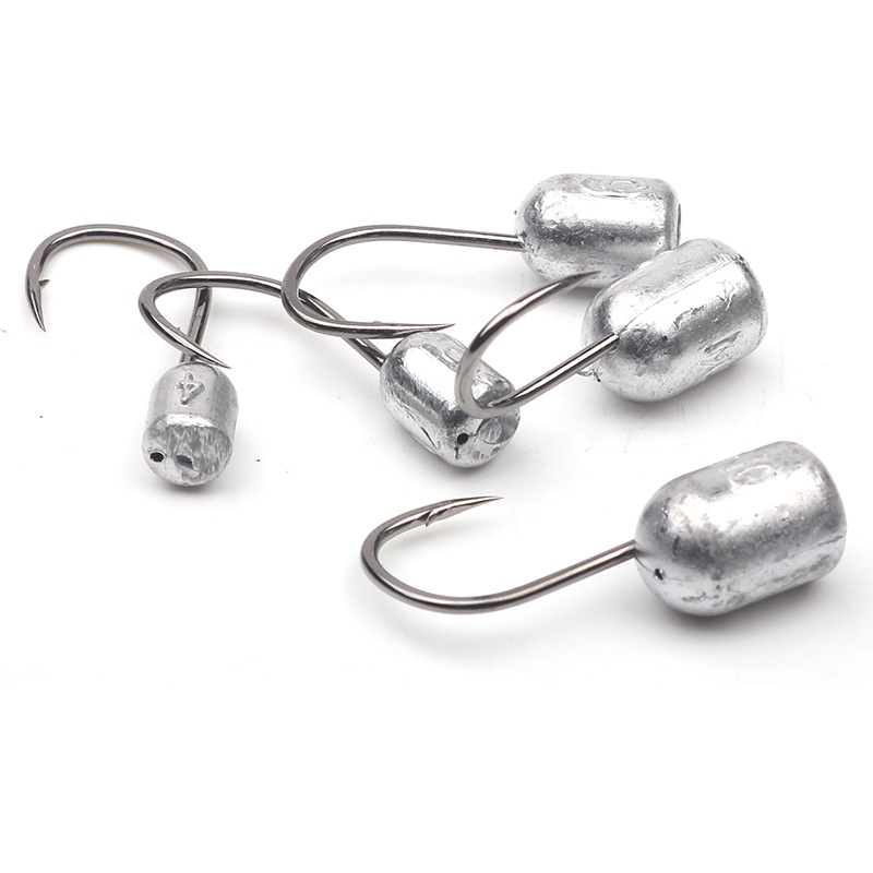 Set 5 Lưỡi Câu Cá Mềm 4g 6g 9g 12.5g 15.5g Chuyên Nghiệp