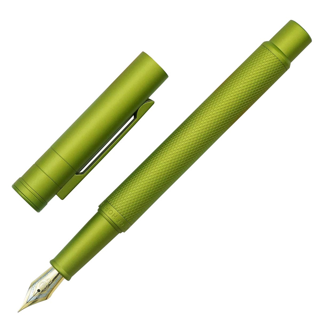 Hongdian Forest Series Bút Máy Màu Vàng Fine Nib 0.5mm Kết Cấu Cây Đẹp Bút Viết Kim Loại Tuyệt Vời