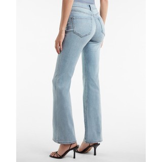 Quần EXPR3SS wash nhẹ lưng cao ống loe