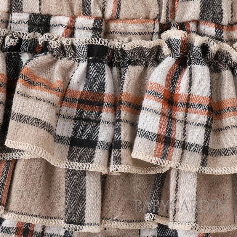 Bộ Áo Liền Quần Ngắn Tay Cổ Tròn Họa Tiết Caro + Băng Đô Cài Tóc Thời Trang Xuân Hè Cho Bé Gái 0-18 Tháng Tuổi