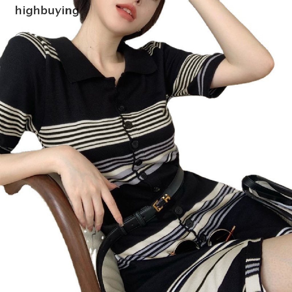 Đầm Dệt Kim Cổ Bẻ Ôm Dáng Thời Trang Hè 2023 Cho Nữ