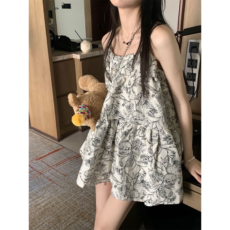 Đầm Hoa Dáng Rộng Thiết Kế Mới Thời Trang Mùa Hè Dành Cho Nữ